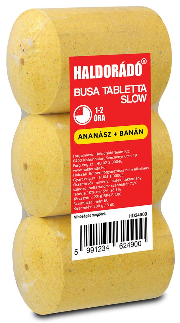 HALDORÁDÓ Busa tabletta Slow - Ananász banán