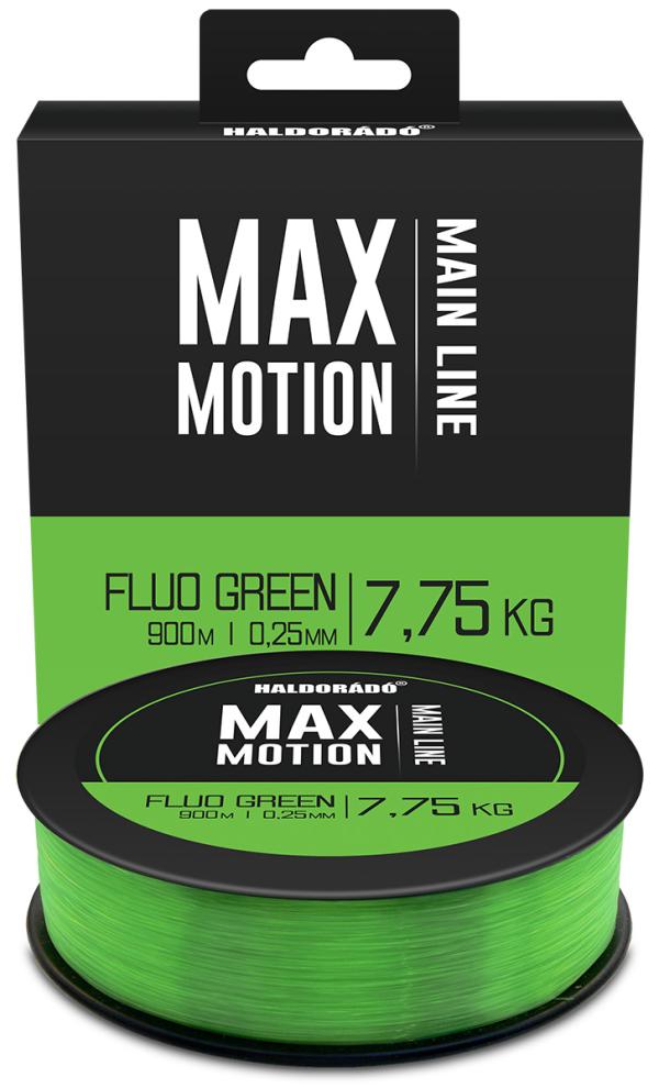Haldorádó MAX MOTION Fluo Green 0,25 mm / 900 m - 7,75 kg