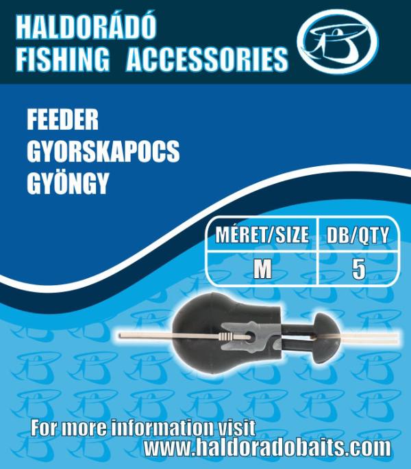 Haldorádó Feeder Gyorskapocs Gyöngy (M)
