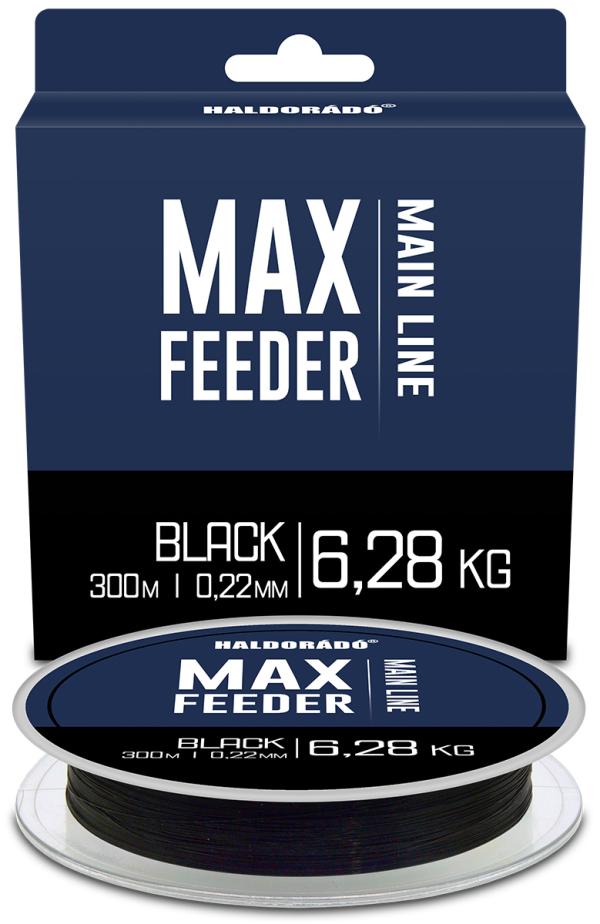 Haldorádó MAX Feeder Black 0,22mm / 300m - 6,28 kg