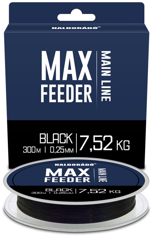 Haldorádó MAX Feeder Black 0,25mm / 300m - 7,52 kg