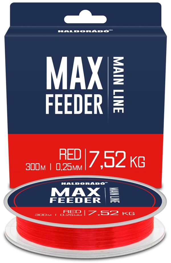 Haldorádó MAX Feeder Red 0,25mm / 300m - 7,52 kg