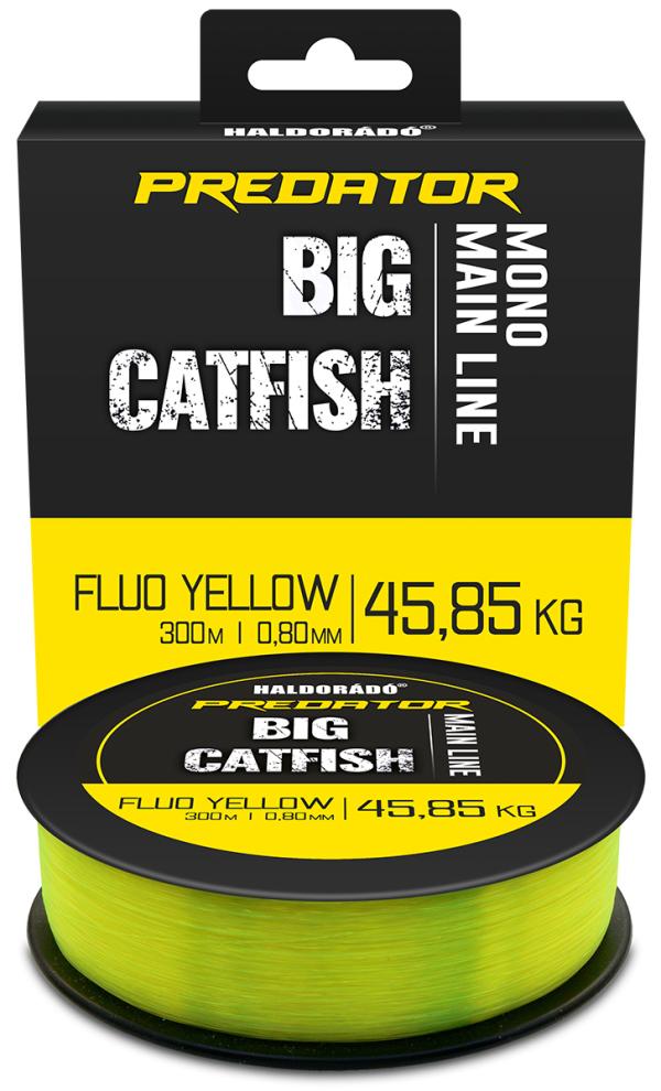 Haldorádó Predator Catfish Line Mono Fluo Yellow 0,80mm / 300m - 45,85 kg